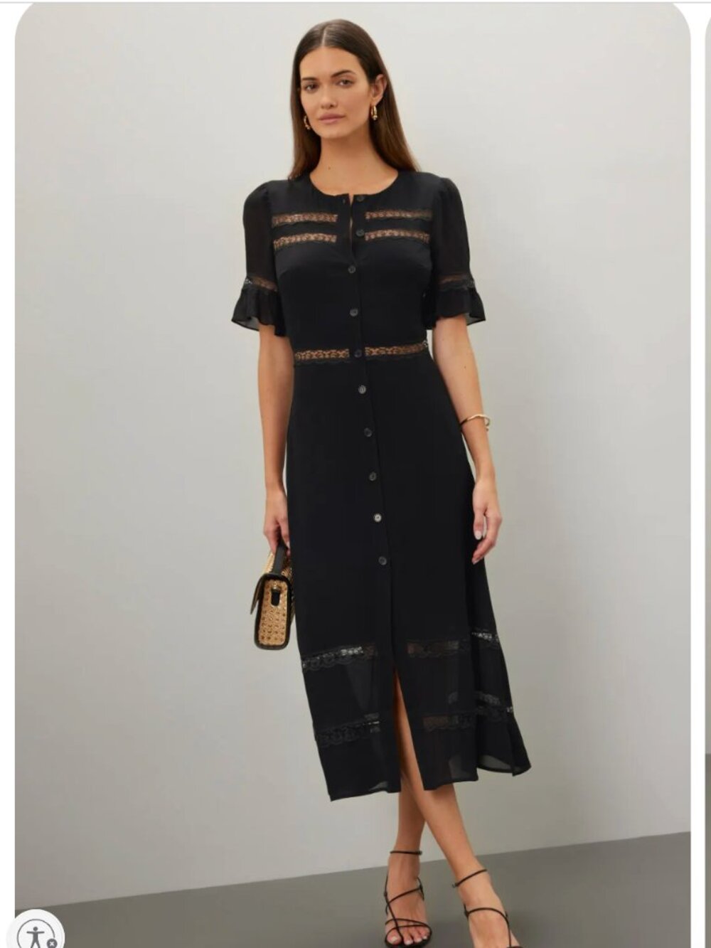 Reformation Woodson Dress, Size 8